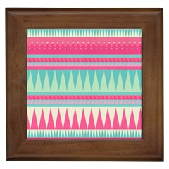 ¨pink Bohemian Framed Tiles by Brittlevirginclothing