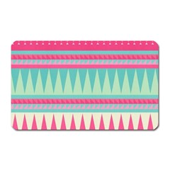 ¨pink Bohemian Magnet (rectangular) by Brittlevirginclothing