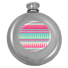 ¨pink Bohemian Round Hip Flask (5 Oz) by Brittlevirginclothing