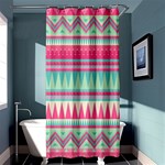 ¨Pink bohemian Shower Curtain 36  x 72  (Stall)  Curtain(36 X72 ) - 33.26 x66.24  Curtain(36 X72 )