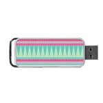 ¨Pink bohemian Portable USB Flash (Two Sides) Front