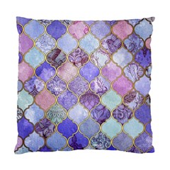 Blue Moroccan Mosaic Standard Cushion Case (one Side) by Brittlevirginclothing