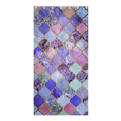 Blue Moroccan Mosaic Shower Curtain 36  X 72  (stall)  by Brittlevirginclothing