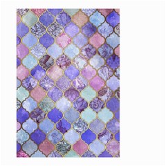 Blue Moroccan Mosaic Small Garden Flag (two Sides) by Brittlevirginclothing