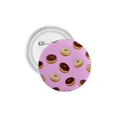 Donuts Pattern - Pink 1 75  Buttons