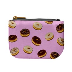 Donuts Pattern - Pink Mini Coin Purses by Valentinaart