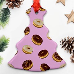 Donuts Pattern - Pink Ornament (christmas Tree) 