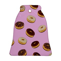 Donuts Pattern - Pink Bell Ornament (two Sides) by Valentinaart