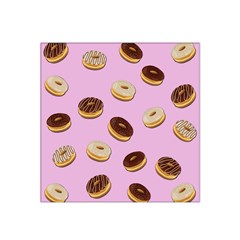 Donuts Pattern - Pink Satin Bandana Scarf by Valentinaart