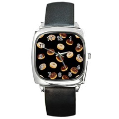 Donuts Square Metal Watch