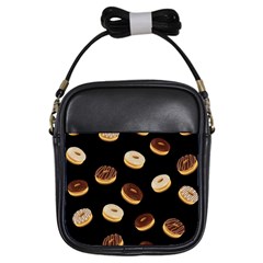 Donuts Girls Sling Bags by Valentinaart