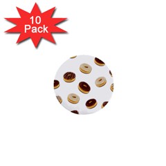 Donuts Pattern 1  Mini Buttons (10 Pack)  by Valentinaart