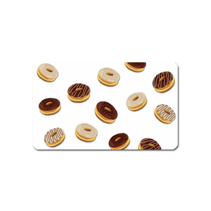 Donuts pattern Magnet (Name Card)