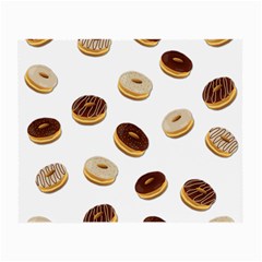 Donuts Pattern Small Glasses Cloth (2-side) by Valentinaart