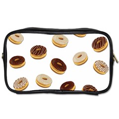 Donuts Pattern Toiletries Bags by Valentinaart