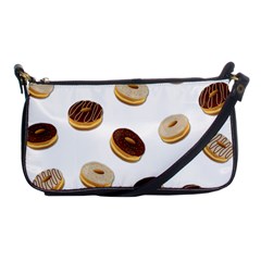 Donuts Pattern Shoulder Clutch Bags by Valentinaart