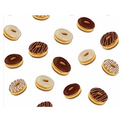 Donuts Pattern Double Sided Flano Blanket (medium) 