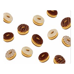 Donuts Pattern Double Sided Flano Blanket (large)  by Valentinaart