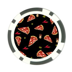 Pizza Slice Patter Poker Chip Card Guard (10 Pack) by Valentinaart