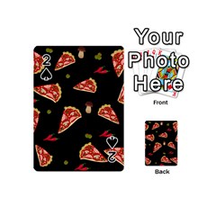 Pizza Slice Patter Playing Cards 54 (mini)  by Valentinaart