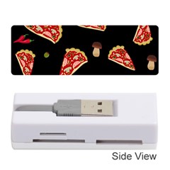 Pizza Slice Patter Memory Card Reader (stick)  by Valentinaart