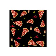 Pizza Slice Patter Satin Bandana Scarf by Valentinaart