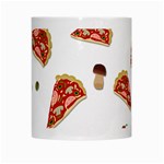 Pizza pattern White Mugs Center