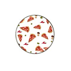 Pizza Pattern Hat Clip Ball Marker (10 Pack) by Valentinaart