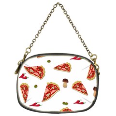 Pizza Pattern Chain Purses (one Side)  by Valentinaart