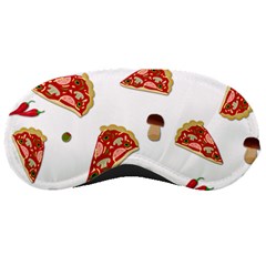 Pizza Pattern Sleeping Masks by Valentinaart