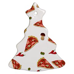 Pizza Pattern Ornament (christmas Tree) 