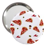 Pizza pattern 3  Handbag Mirrors Front