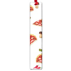 Pizza Pattern Large Book Marks by Valentinaart