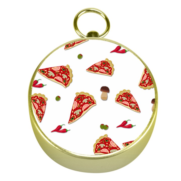 Pizza pattern Gold Compasses