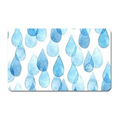 Rain Drops Magnet (rectangular) by Brittlevirginclothing