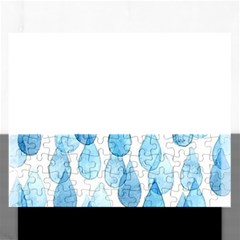 Rain Drops Rectangular Jigsaw Puzzl by Brittlevirginclothing