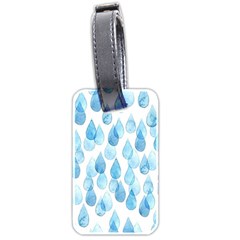 Rain Drops Luggage Tags (two Sides) by Brittlevirginclothing