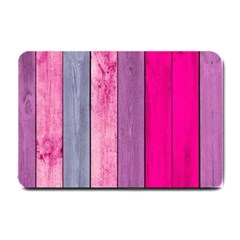 Pink Wood Small Doormat  by Brittlevirginclothing