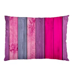 Pink Wood Pillow Case by Brittlevirginclothing