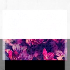 Blurry Flowers Rectangular Jigsaw Puzzl by Brittlevirginclothing