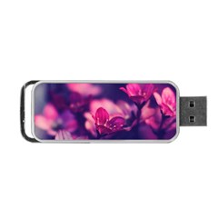 Blurry Flowers Portable Usb Flash (one Side) by Brittlevirginclothing