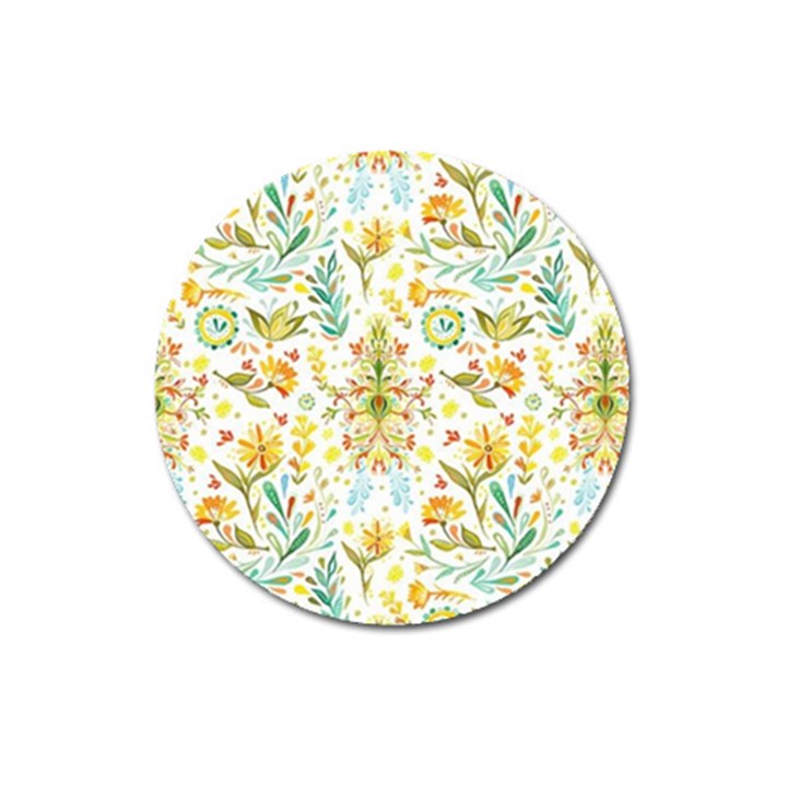 Vintage pastel Magnet 3  (Round)