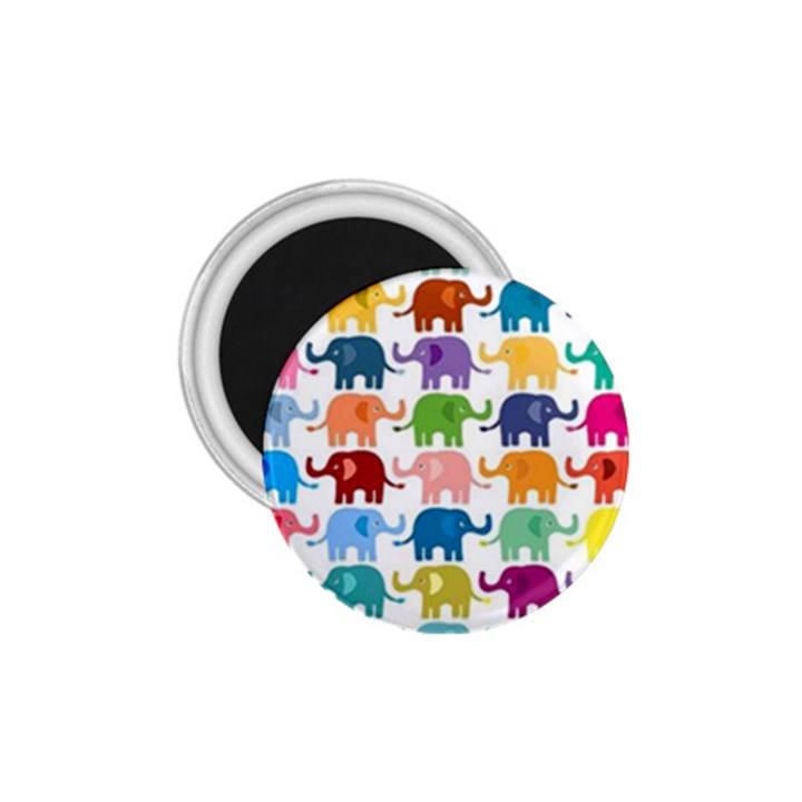 Cute colorful elephants 1.75  Magnets