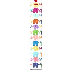 Cute Colorful Elephants Large Book Marks by Brittlevirginclothing