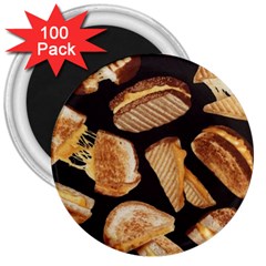 Delicious Snacks 3  Magnets (100 Pack) by Brittlevirginclothing