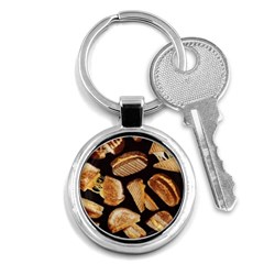 Delicious Snacks Key Chains (round)  by Brittlevirginclothing