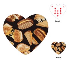 Delicious Snacks Playing Cards (heart)  by Brittlevirginclothing