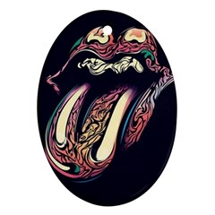 The Rolling Stones  Ornament (oval) by Brittlevirginclothing