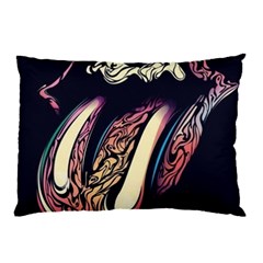 The Rolling Stones  Pillow Case by Brittlevirginclothing