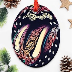 The Rolling Stones  Ornament (oval Filigree) by Brittlevirginclothing